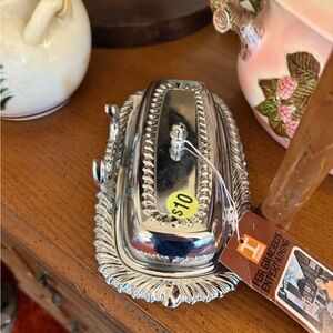 Silver Plated Butter Dish